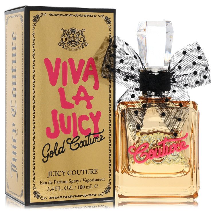 Juicy Couture Viva La Juicy Gold Couture Women's Eau De Parfum 3.4 FL OZ | 100 ML