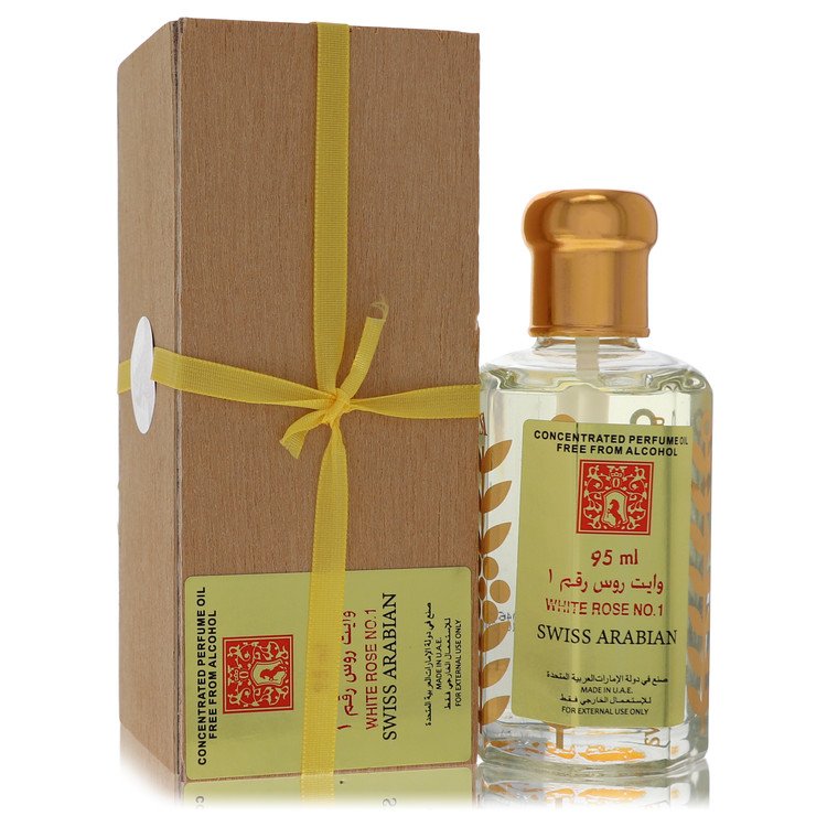 Swiss Arabian White Rose No 1 Unisex Concentrated Perfume Oil 3.21 OZ | 95 ML