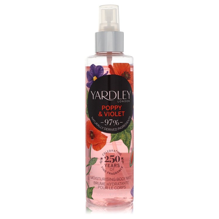 Yardley London Poppy & Violet Women's Body Mist 6.8 FL OZ | 200 ML