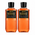 Bath & Body Works BBW Mahogany Teakwood Men's 3-in-1 Hair, Face & Body Wash PACK OF 2