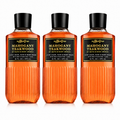 Bath & Body Works BBW Mahogany Teakwood Men's 3-in-1 Hair, Face & Body Wash PACK OF 3