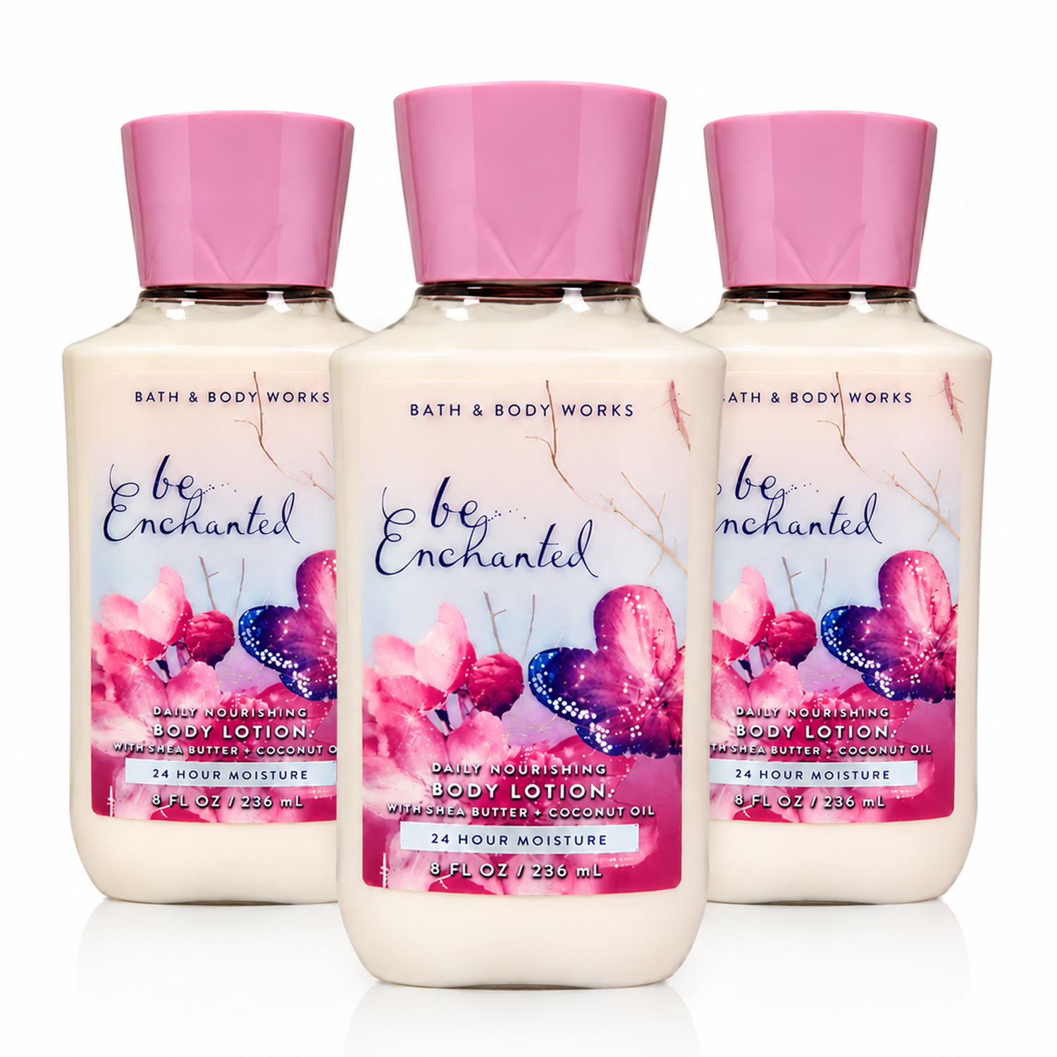 Bath & Body Works BBW Be Enchanted Women's Body Lotion PACK OF 3