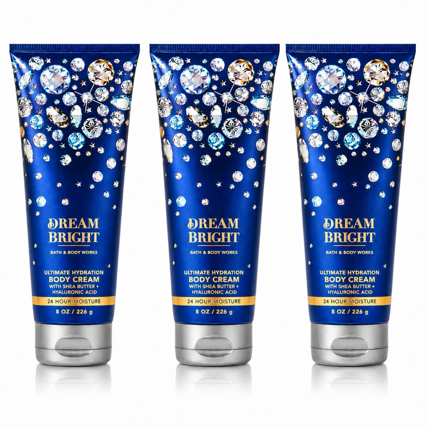 Bath & Body Works BBW Dream Bright Women's Body Cream PACK OF 3