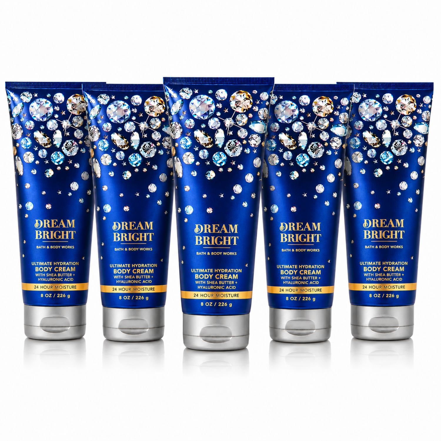 Bath & Body Works BBW Dream Bright Women's Body Cream PACK OF 5