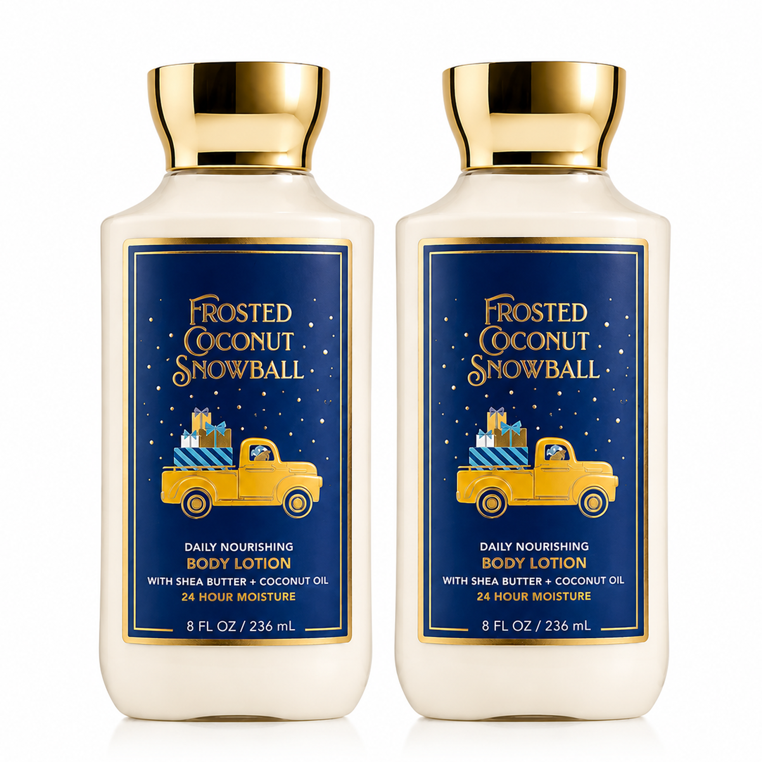 Bath & Body Works BBW Frosted Coconut Snowball Women's Body Lotion PACK OF 2