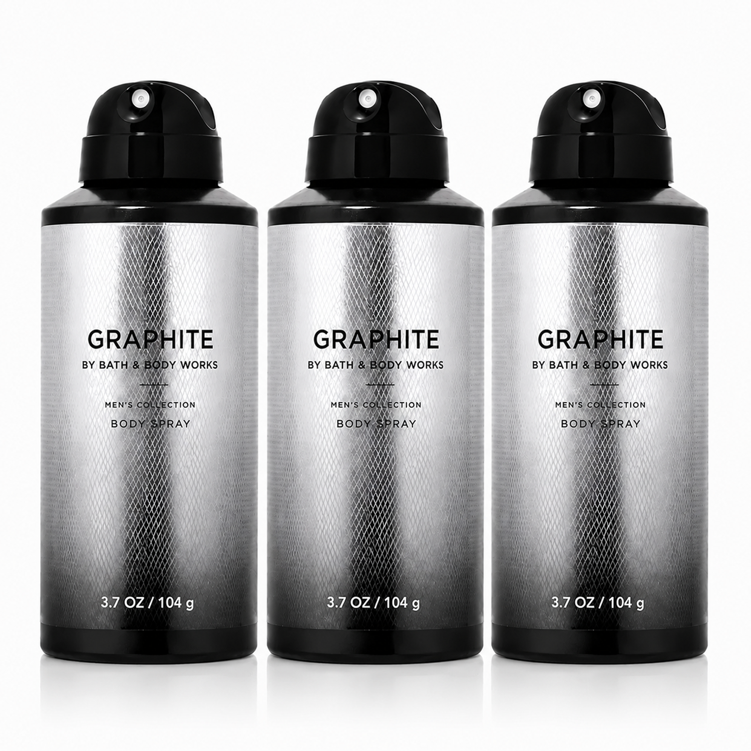 Bath & Body Works BBW Graphite Men's Body Spray PACK OF 3