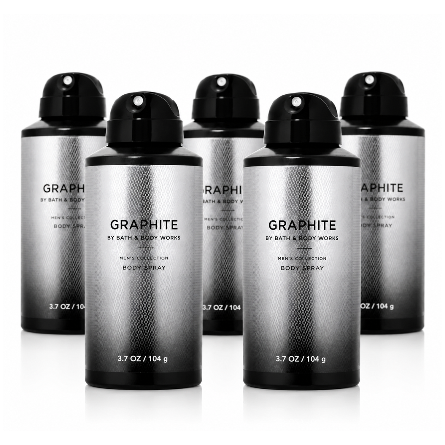 Bath & Body Works BBW Graphite Men's Body Spray PACK OF 5