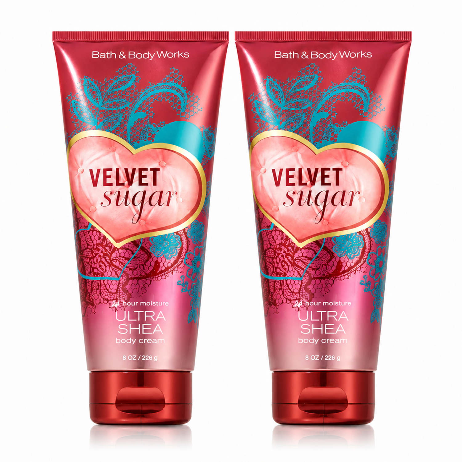 Bath & Body Works BBW Velvet Sugar Women's Body Cream PACK OF 2